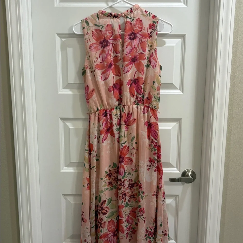 ✨Velvet Fleur Floral Chiffon Dress✨ - Picture 7 of 7